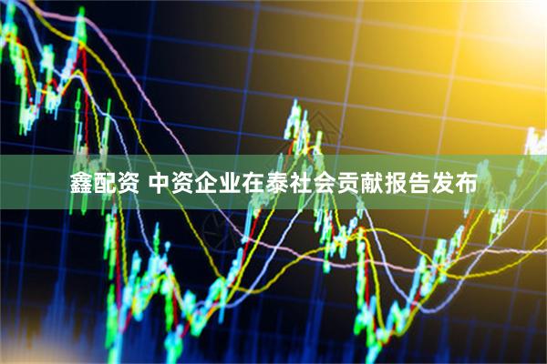 鑫配资 中资企业在泰社会贡献报告发布