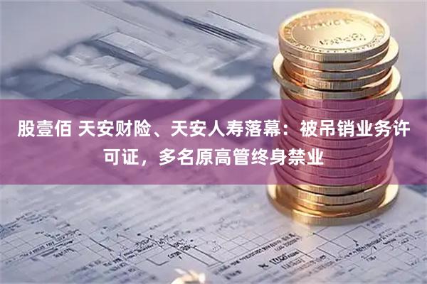 股壹佰 天安财险、天安人寿落幕：被吊销业务许可证，多名原高管终身禁业