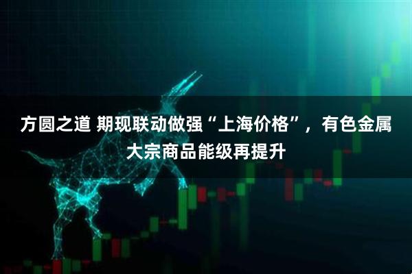 方圆之道 期现联动做强“上海价格”，有色金属大宗商品能级再提升